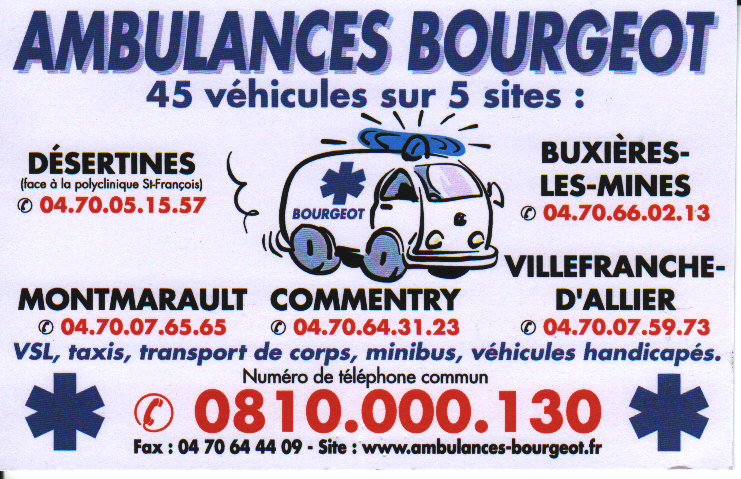 ambulance Bourgeot 